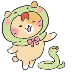 Year of the Snake sticker #07