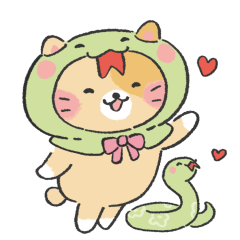 Year of the Snake sticker #7 - frame 19 of 52.