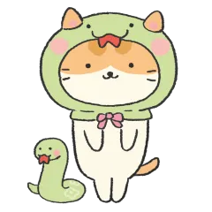 Year of the Snake sticker #18 - download as WEBP.