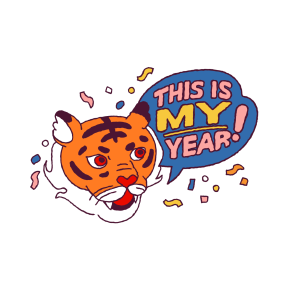 Year of the Tiger sticker #02