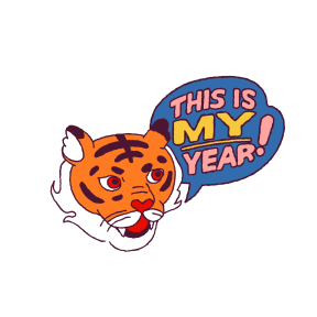 Year of the Tiger sticker #2 - frame 18 of 31.