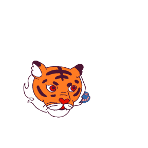 Year of the Tiger sticker #2 - frame 26 of 31.
