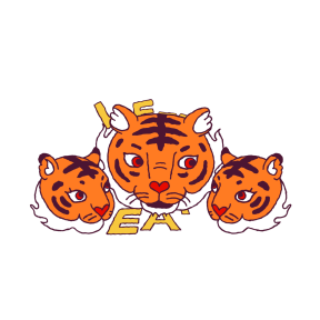 Year of the Tiger sticker #5 - frame 28 of 29.