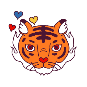 Year of the Tiger sticker #06