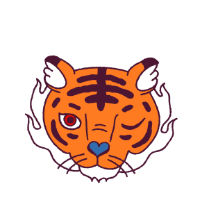 Year of the Tiger sticker #6 - frame 7 of 25.