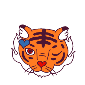 Year of the Tiger sticker #6 - frame 10 of 25.