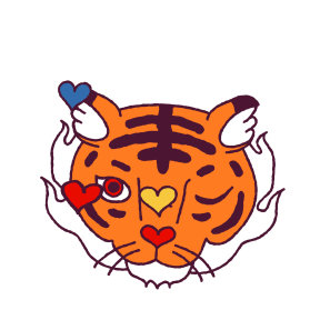 Year of the Tiger sticker #6 - frame 13 of 25.