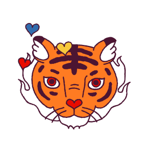 Year of the Tiger sticker #6 - frame 16 of 25.