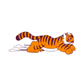 Year of the Tiger sticker #7 - frame 2 of 12.
