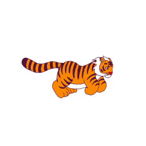 Year of the Tiger sticker #7 - frame 7 of 12.