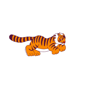 Year of the Tiger sticker #7 - frame 8 of 12.