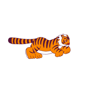 Year of the Tiger sticker #7 - frame 9 of 12.