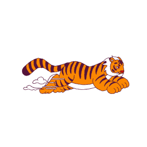 Year of the Tiger sticker #7 - frame 12 of 12.