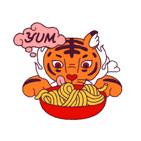 Year of the Tiger sticker #8 - frame 21 of 34.