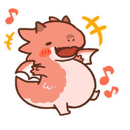 Yuttari Dragon stickers