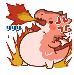 Yuttari Dragon sticker #04